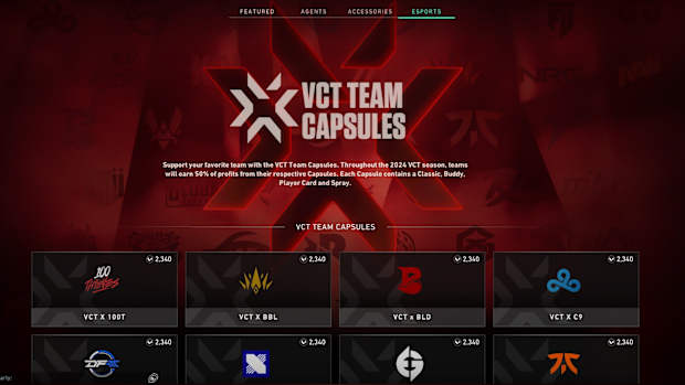 vct team capsules